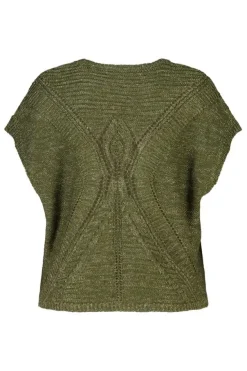 Pull en crochet à manches courtes