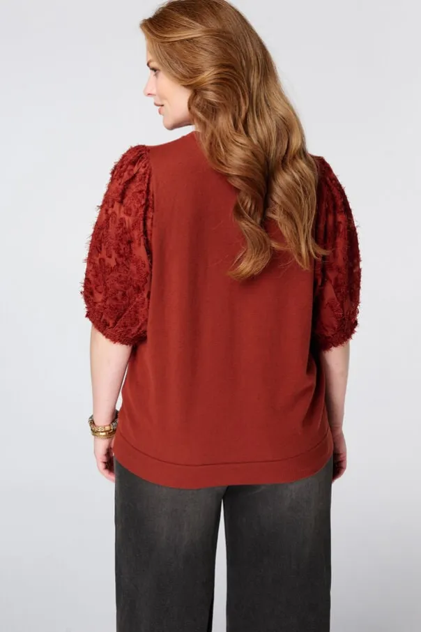 Pull à manches courtes