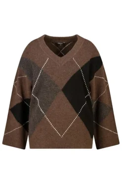 Pull à motif à losanges