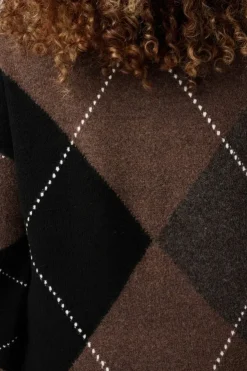 Pull à motif à losanges