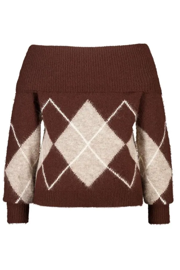 Pull à épaules dénudées