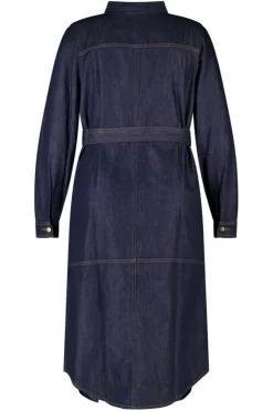 Robe en denim avec ceinture