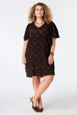 Robe à manches bouffantes