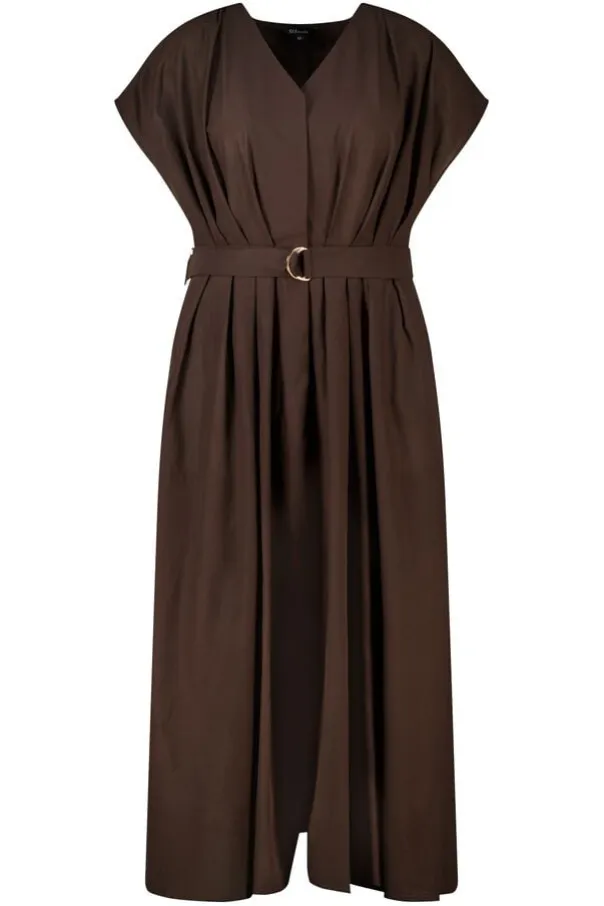 Robe maxi avec ceinture