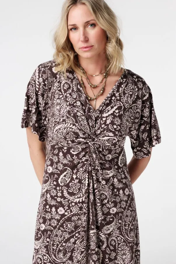 Robe maxi avec imprimé