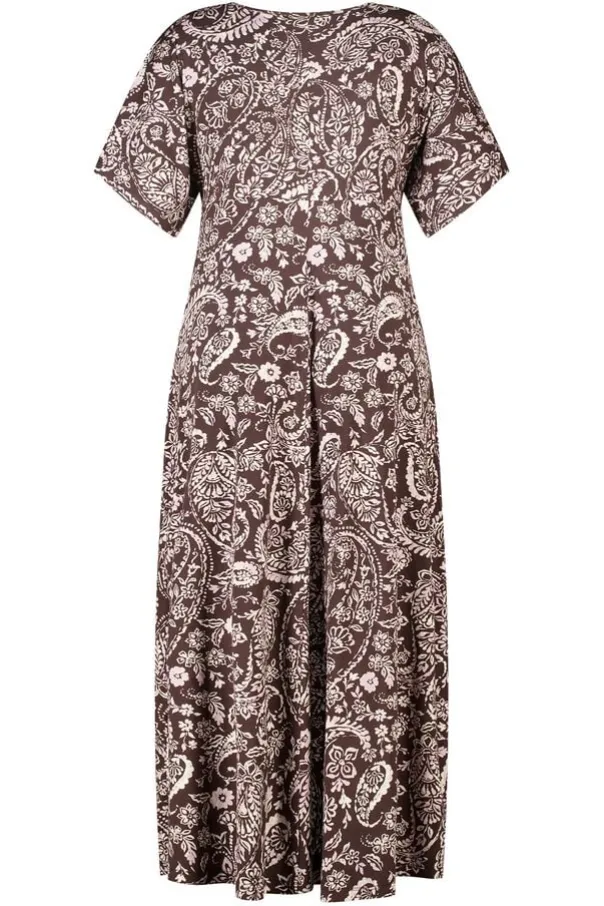 Robe maxi avec imprimé