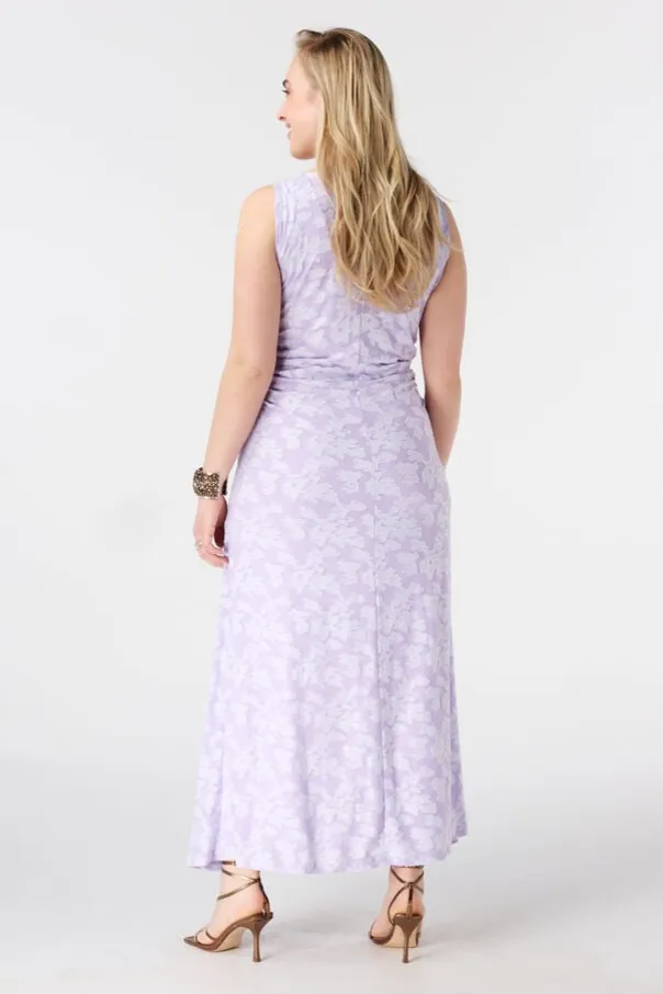 Robe maxi jacquard