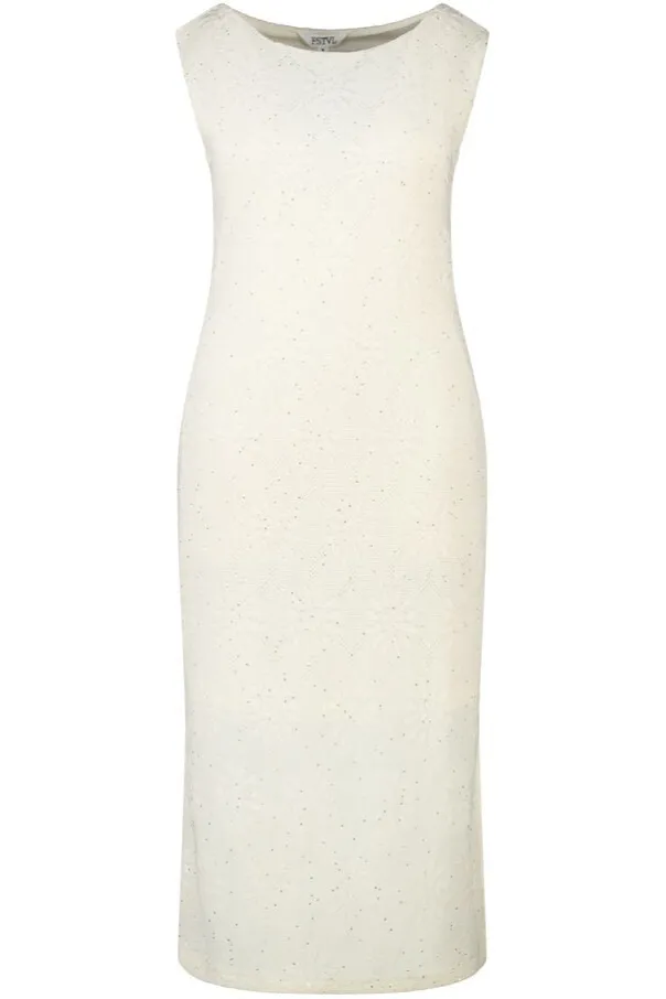 Robe midi ajustée