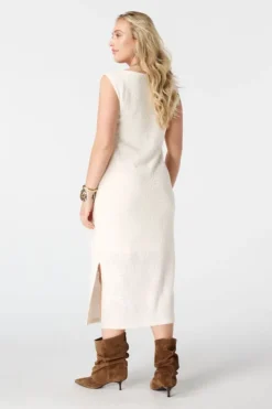 Robe midi ajustée