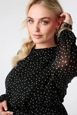 Robe à pois