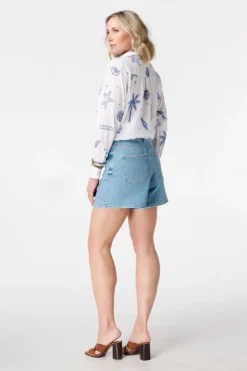 Short en denim