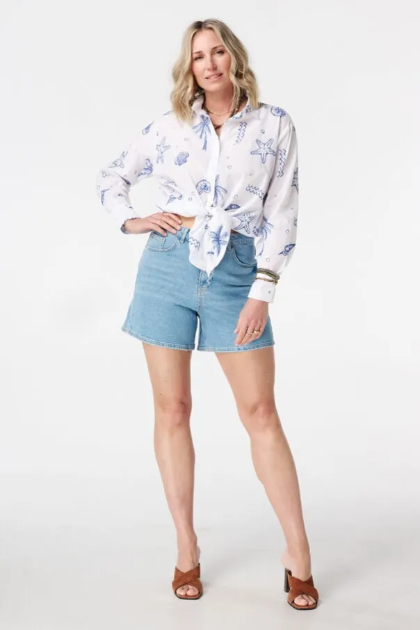 Short en denim