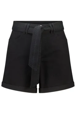 Short en denim avec ceinture