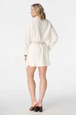 Skort portefeuille fluffy