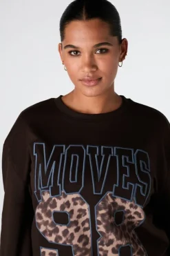 Sweat à imprimé sportif