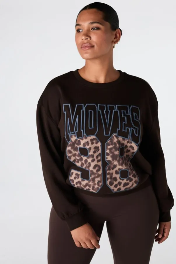 Sweat à imprimé sportif