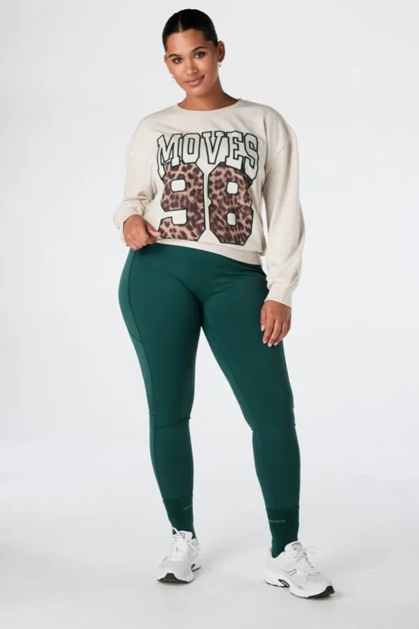 Sweat à imprimé sportif