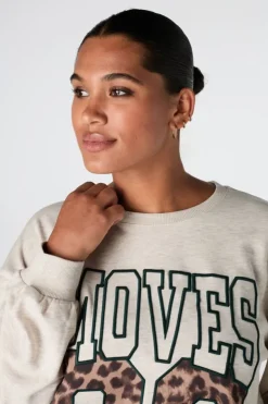 Sweat à imprimé sportif