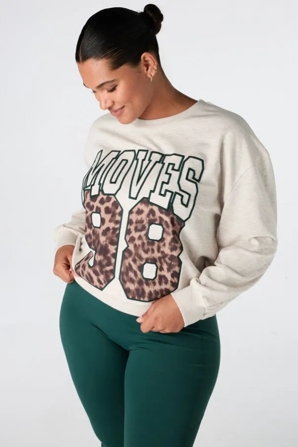 Sweat à imprimé sportif