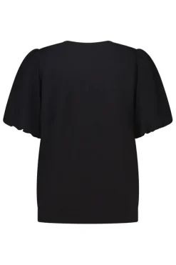 Sweat à manches bouffantes courtes