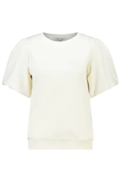 Sweat à manches bouffantes courtes