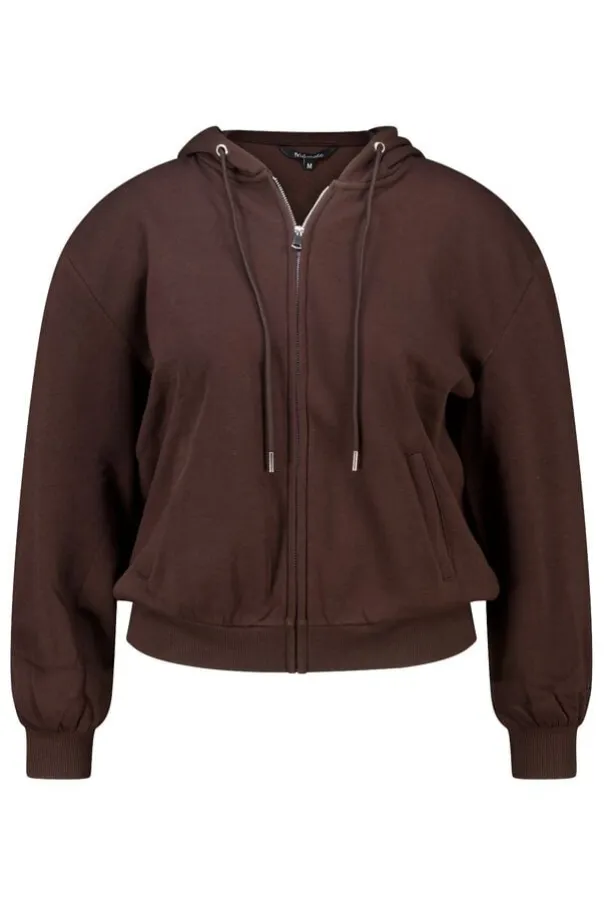Sweat zippé avec capuche