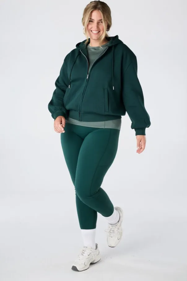 Sweat zippé avec capuche