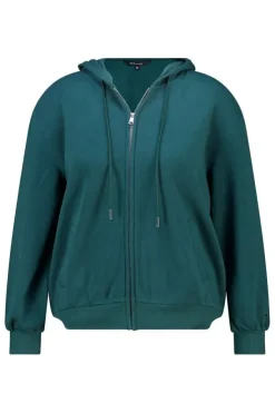 Sweat zippé avec capuche