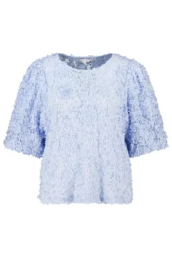 Top avec fleurs 3D