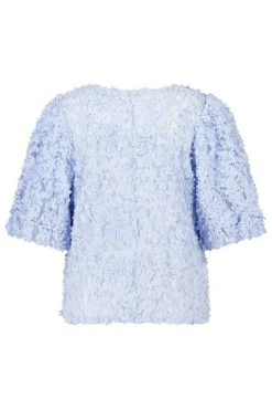 Top avec fleurs 3D