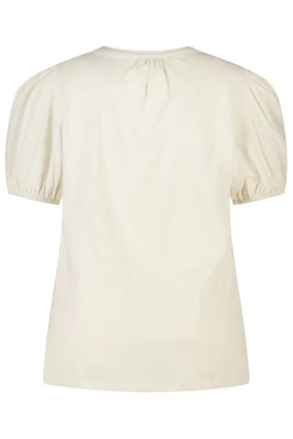 Top avec manches bouffantes