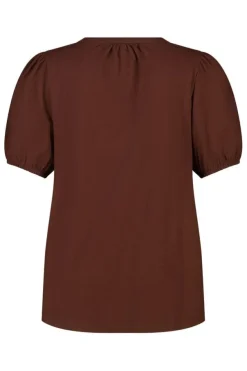 Top avec manches bouffantes