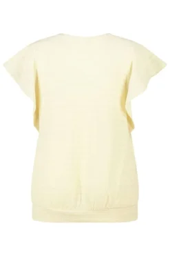 Top avec manches papillon