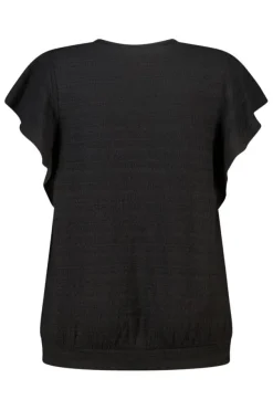 Top avec manches papillon