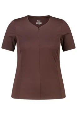 Top de sport avec fermeture à glissière