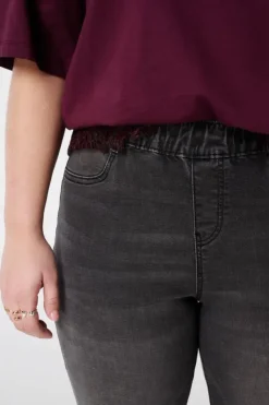 Tregging aspect denim
