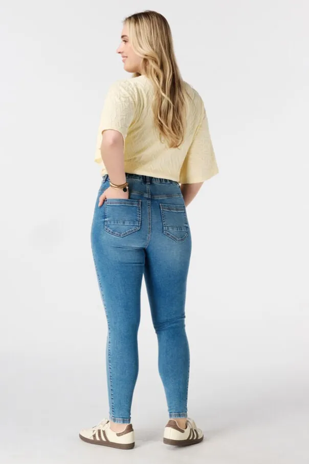 Tregging aspect denim