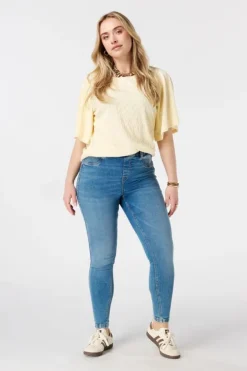 Tregging aspect denim