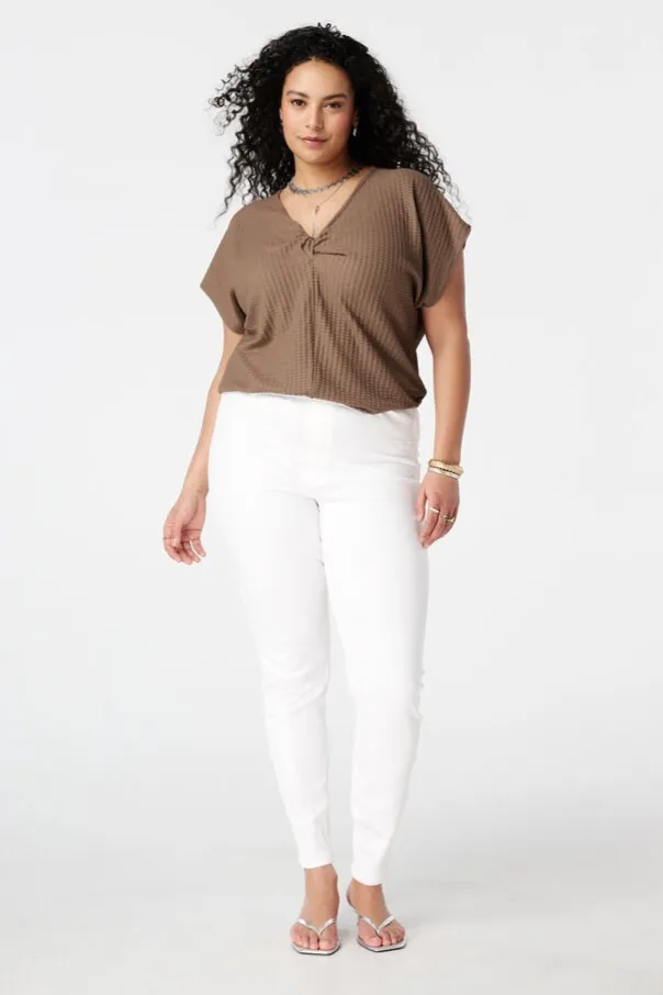 Tregging aspect denim