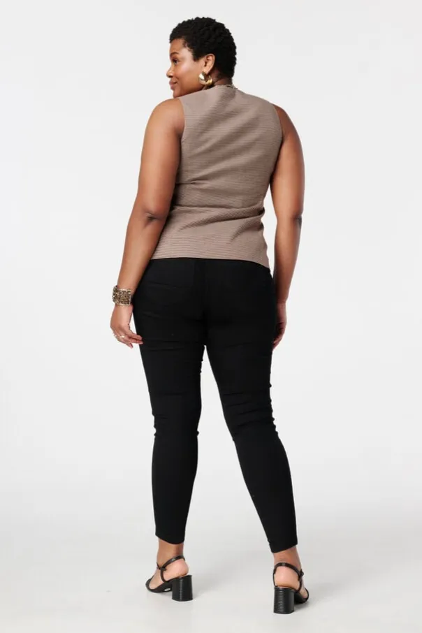 Tregging avec un look denim