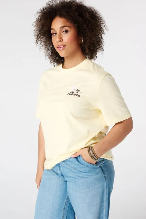 T shirt avec imprimé au dos