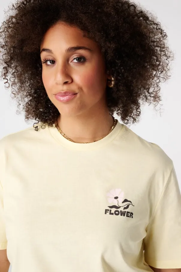 T shirt avec imprimé au dos