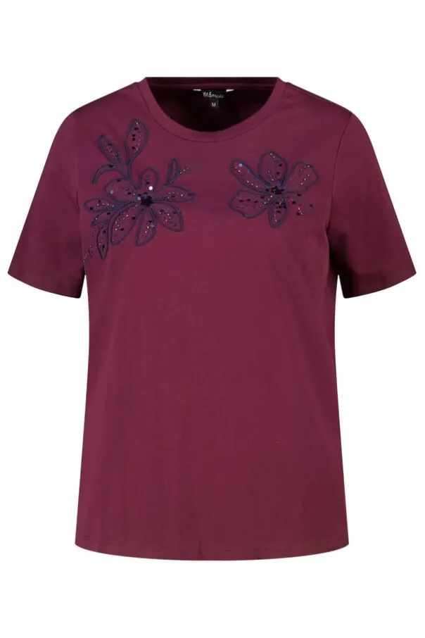 T shirt avec perles