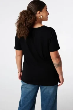 T-shirt à col en V