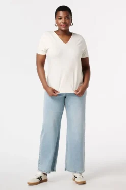 T-shirt à col en V