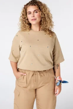 T shirt en tissu sweat