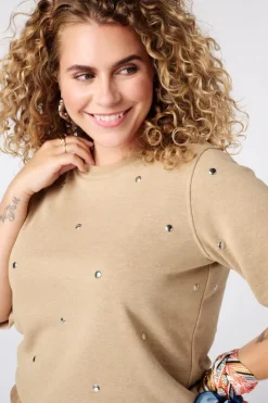 T shirt en tissu sweat