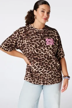 T shirt à imprimé animal