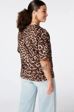 T shirt à imprimé animal
