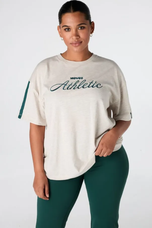 T shirt à imprimé sportif
